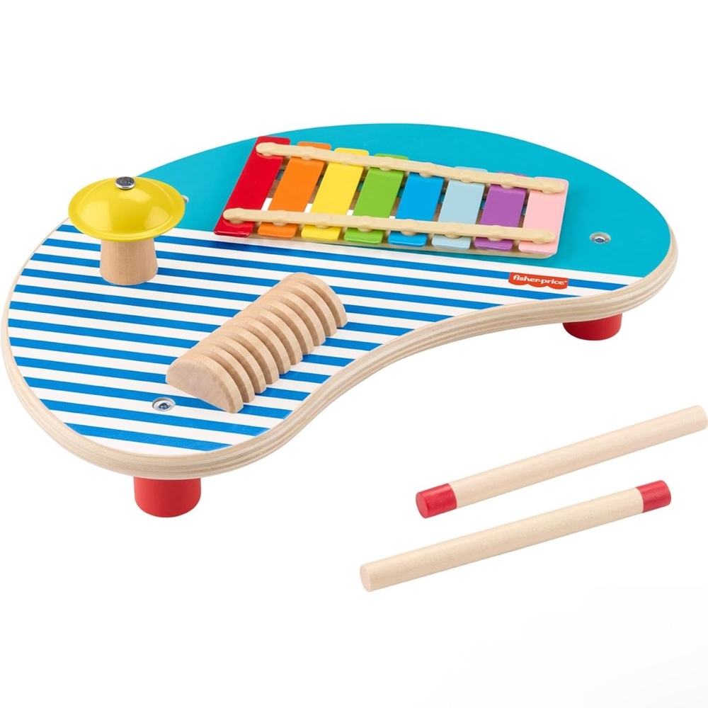 Fisher Price Wooden Music Table - NEW - Picture 3 of 4